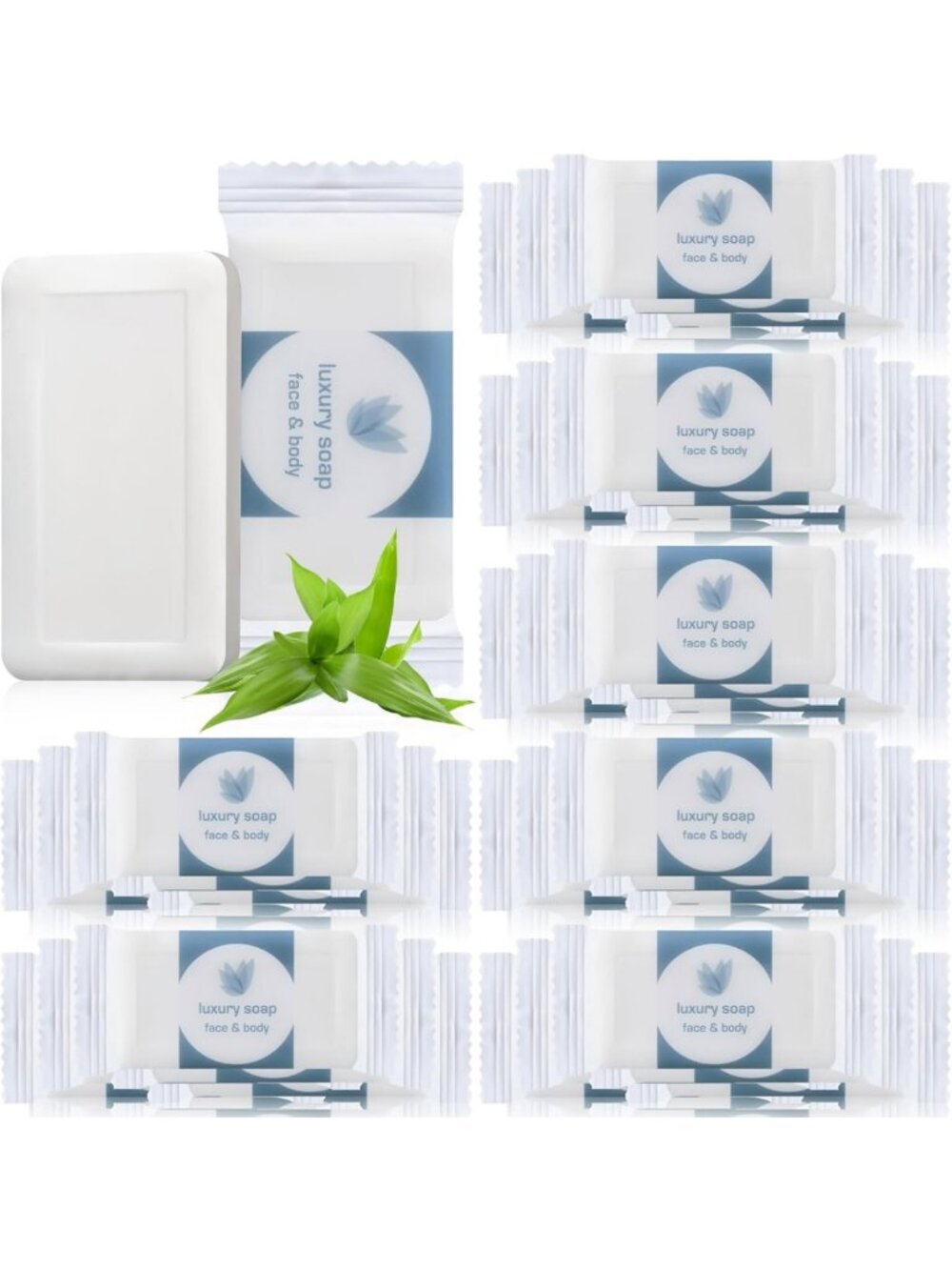 600 Pcs Mini Bar Soap Bulk - Individually Wrapped Hotel Hand Soap for Travel
